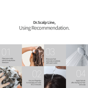 Fore.D Shampoo (500g) Fore.D Shampoo using guide