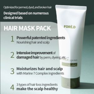 Fore.D Mask Pack (230ml) Fore.D Hair Pack Clinical trial